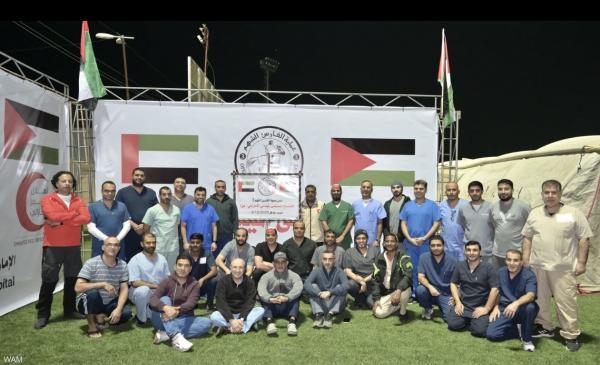 المستشفى الإماراتي في غزة يباشر خدماته ميدانياً