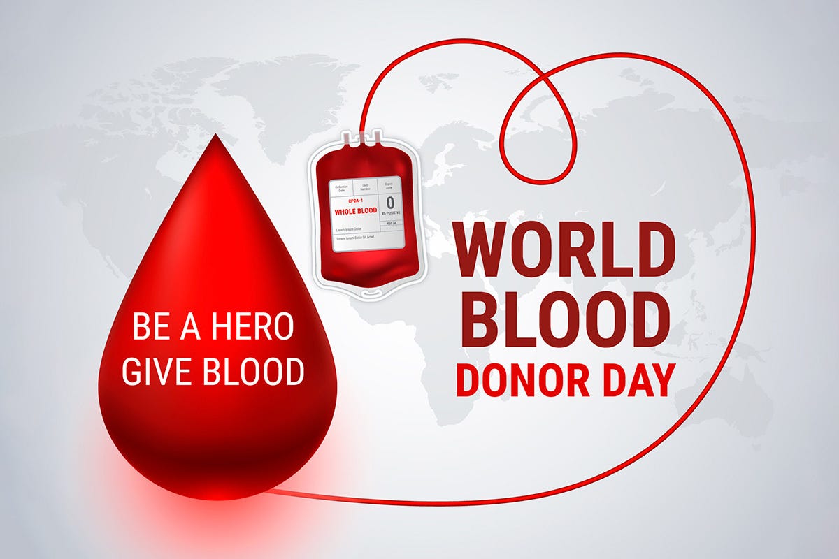 اليوم العالمي للتبرع بالدم 2024 – شارك في انقاذ الارواح